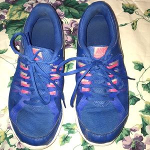 Nike Royal Blue/Hot Pink Lunarlon Dynamic Size 7.5